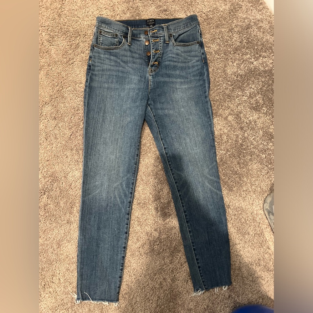 Women’s J crew high rise skinny jeans
